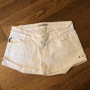 Zara white shorts